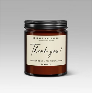 Thank You Gift Candle