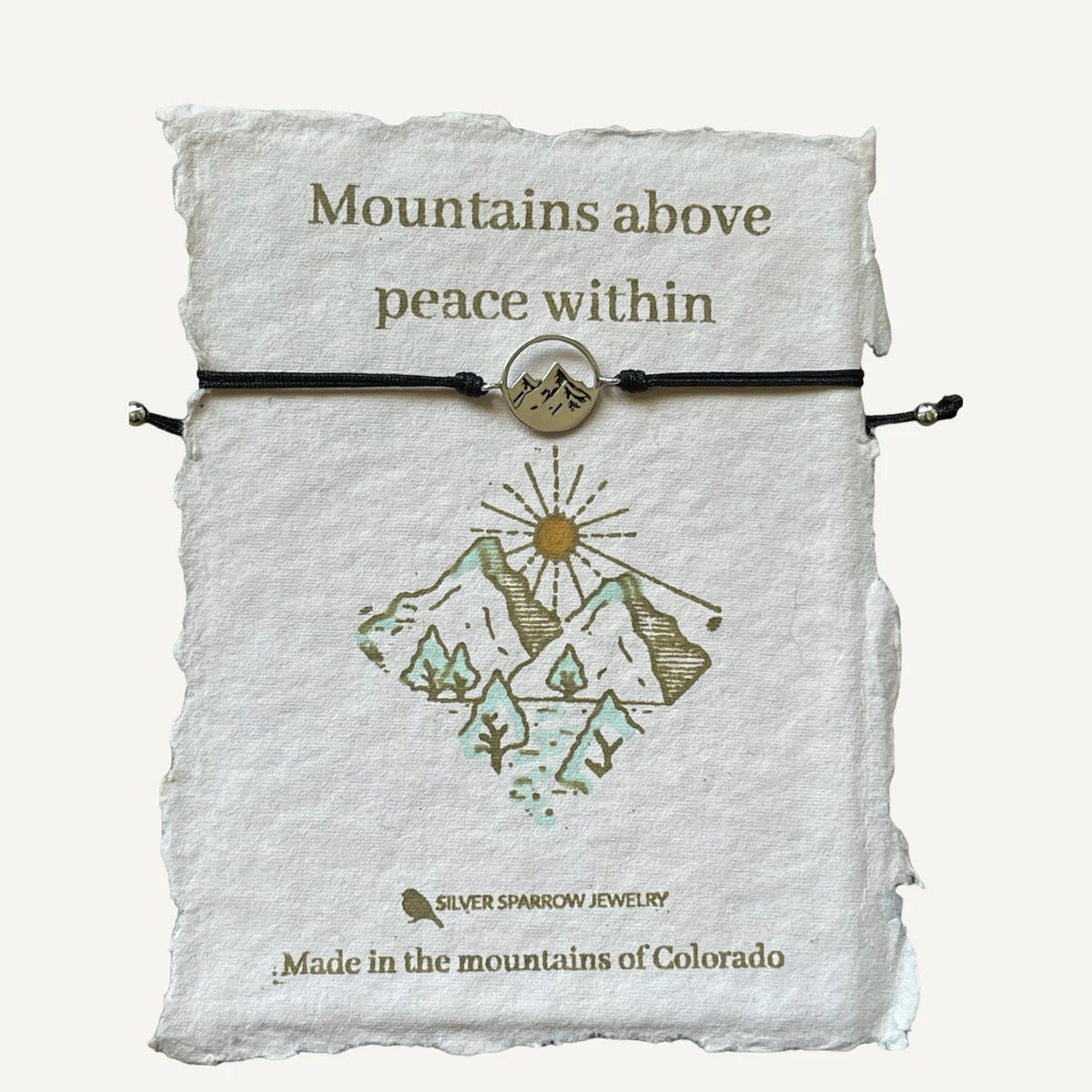 Mountains Above Peace Within Bracelet