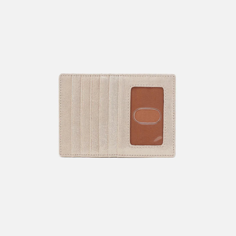 Hobo Euro Slide Card Case Sand Shimmer