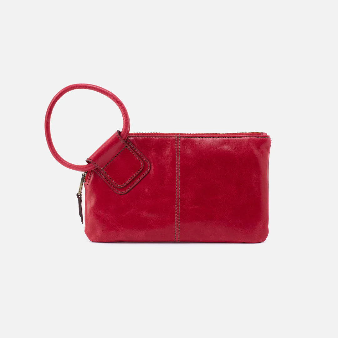 Hobo Sable Wristlet Claret