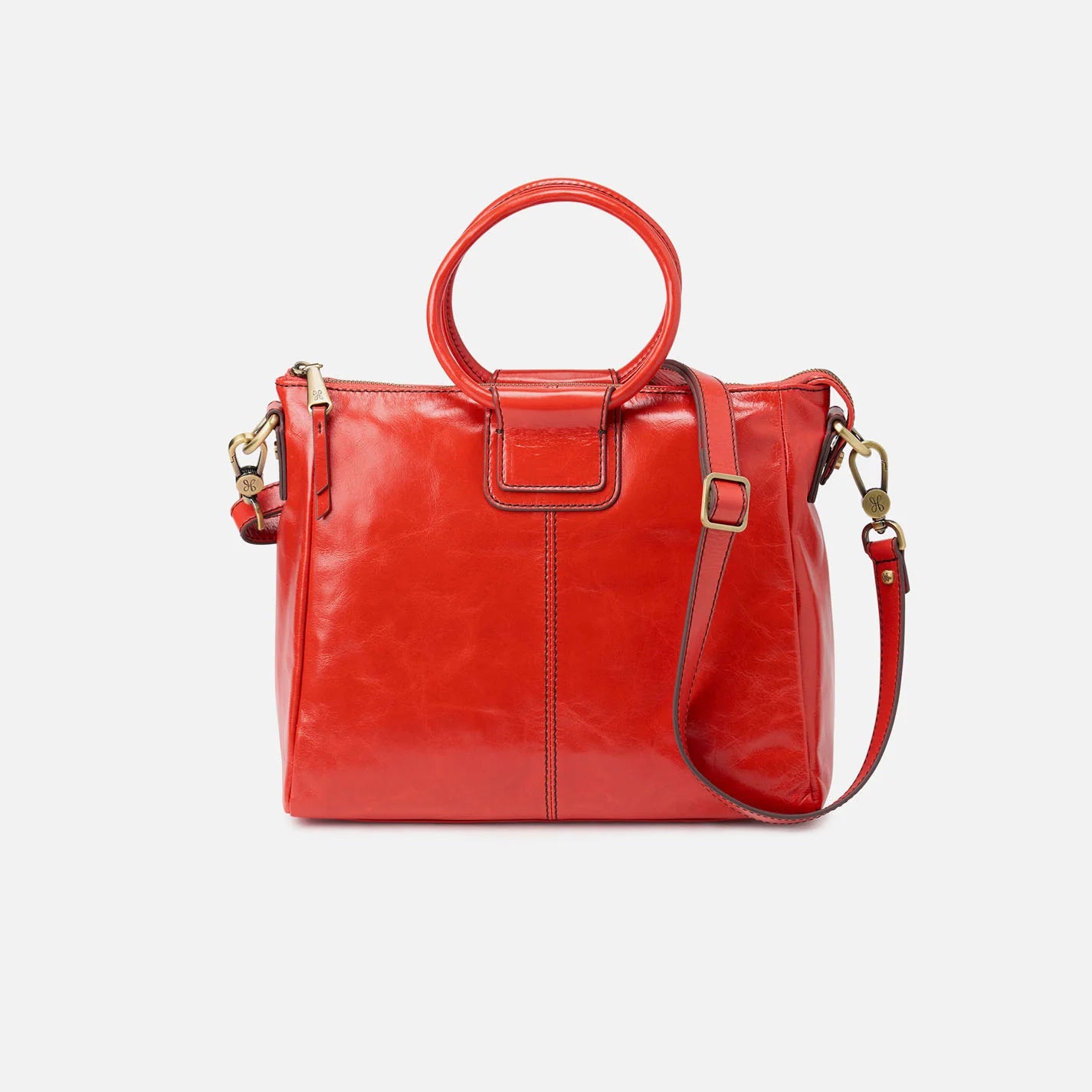 Hobo Sheila Medium Satchel Grenadine