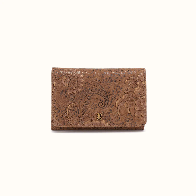 Hobo Jill Trifold Wallet Mink Folklore