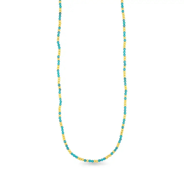 Vibrant Gold Beaded Essentials Necklace