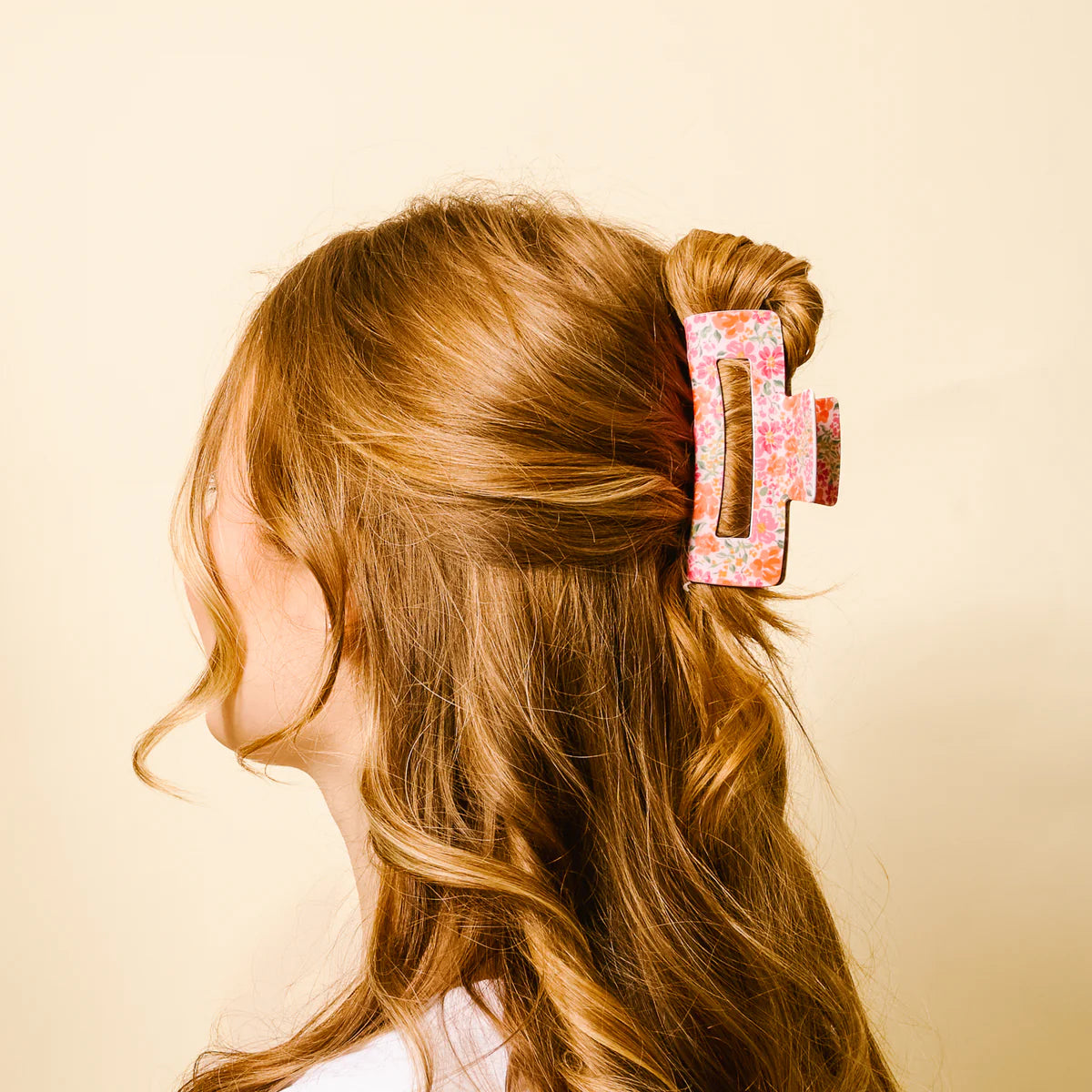Secret Garden Pink Claw Clip
