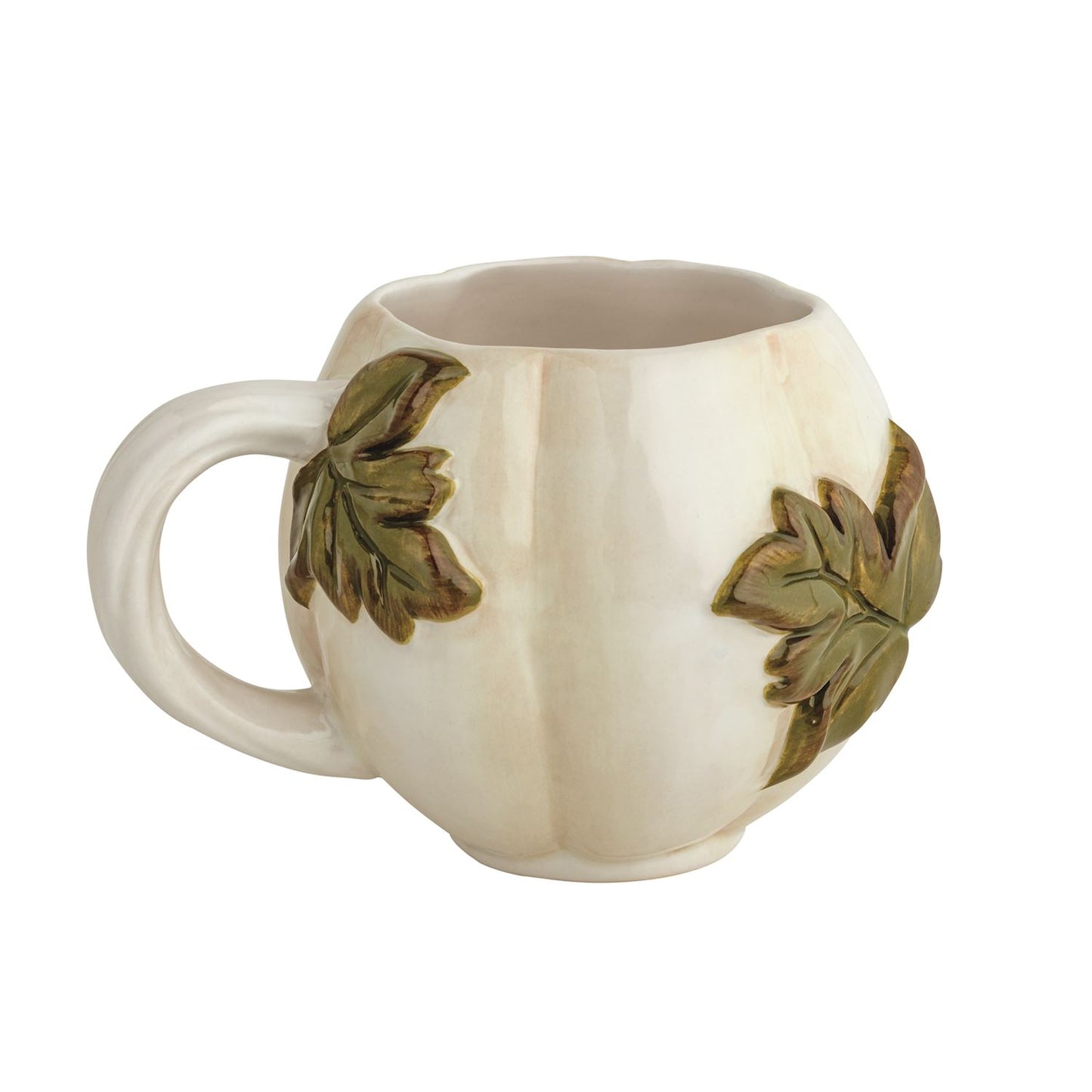 White Leaf Gourd Mug