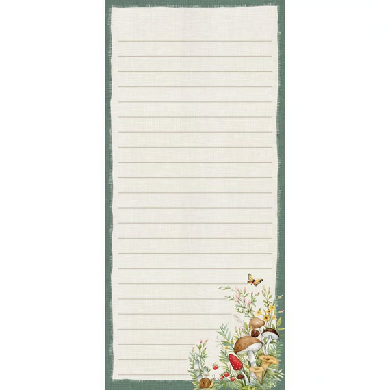 Woodland Mushrooms Mini List Pad