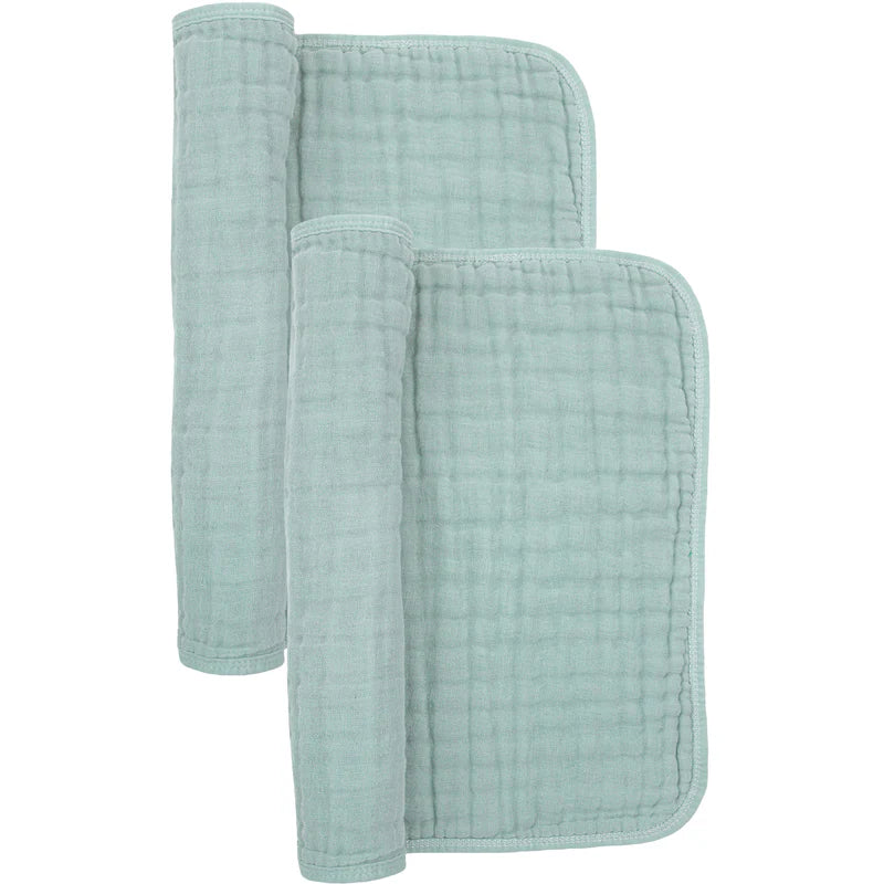 Lou Lou Cloud Muslin Burp Cloth 2 Pack Bali