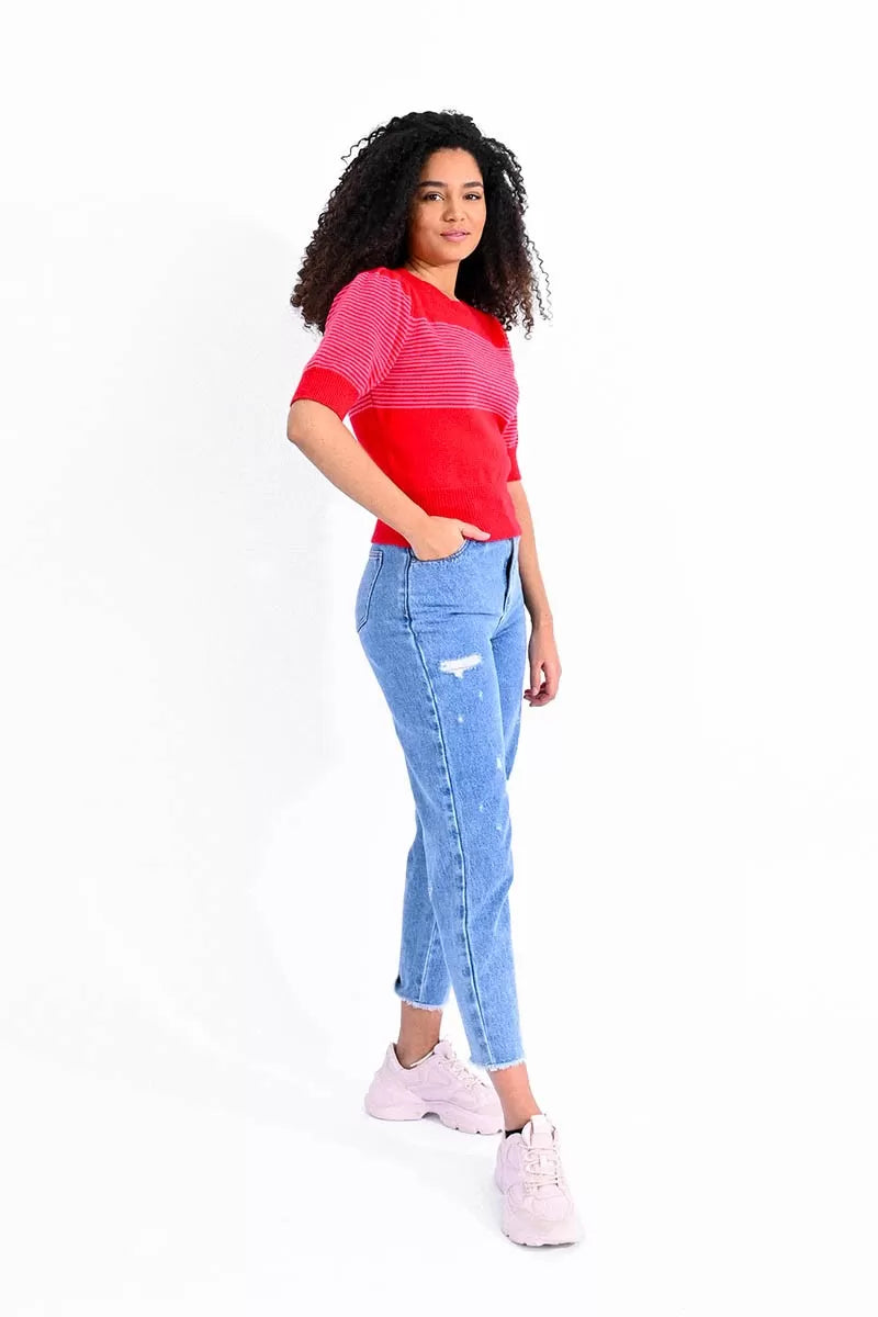 Molly Bracken Balloon Sleeve Sweater