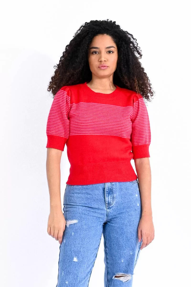 Molly Bracken Balloon Sleeve Sweater