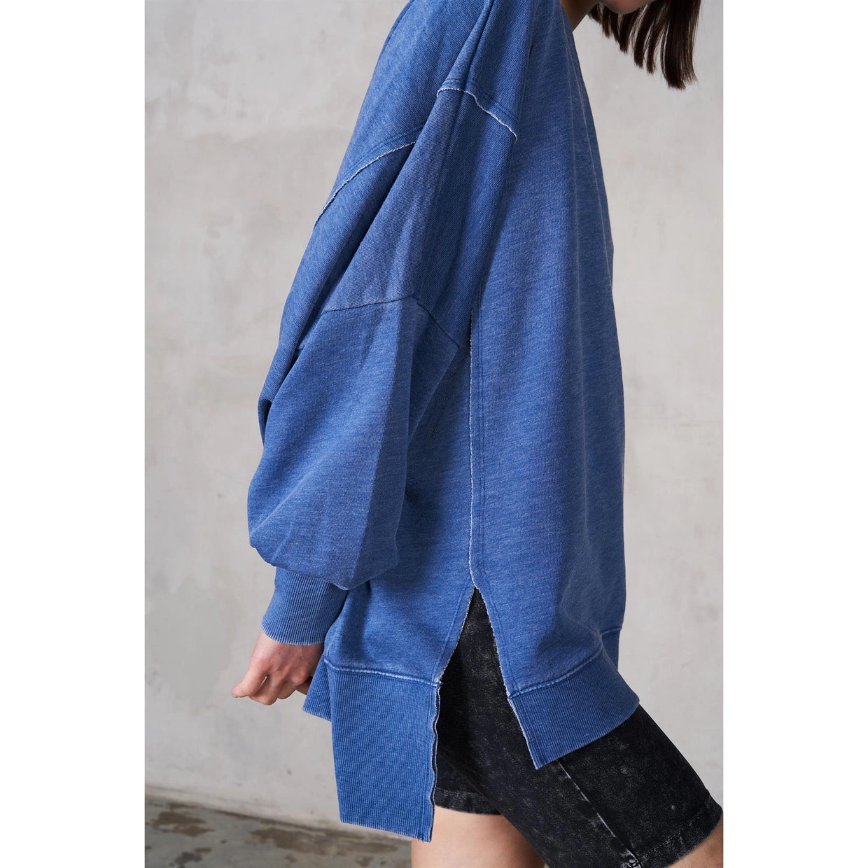 LaLaMia Navy Sweatshirt