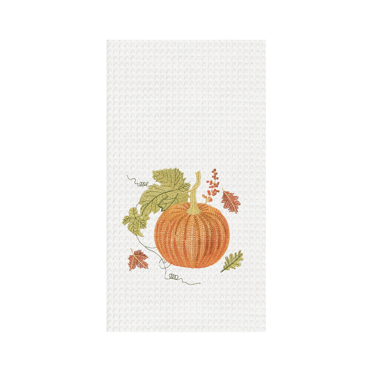 Orange Autumn Kitchen Towel
