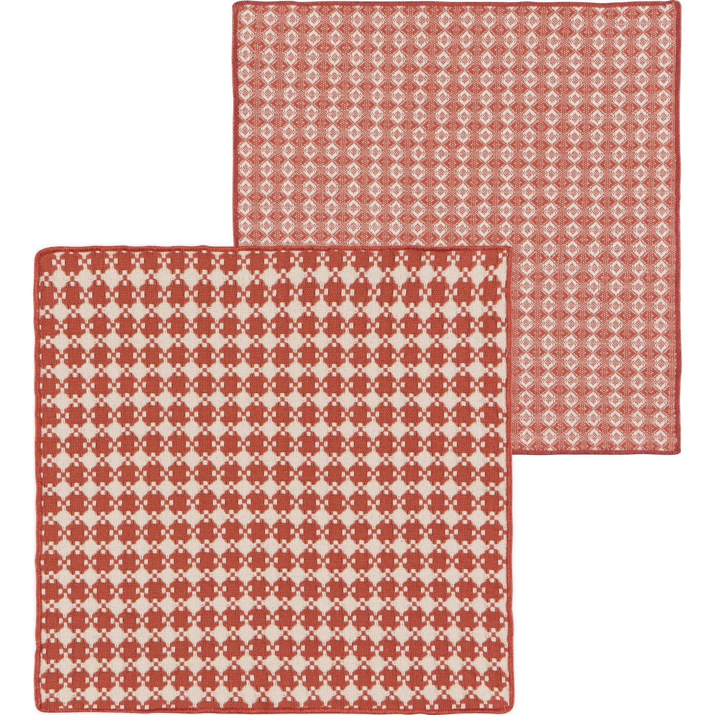 Assorted Woven Dishcloths Set of 2 Clay