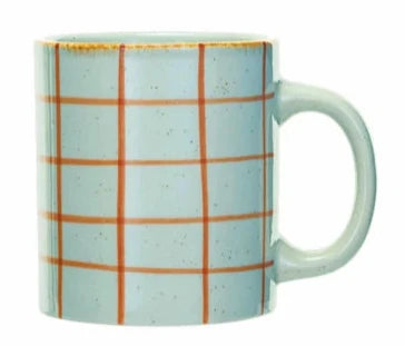 Hand-Painted Stoneware Mugs