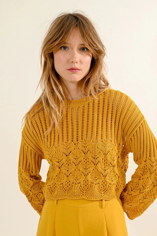 Molly Bracken Cropped Sweater