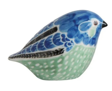 Hand Painted Stoneware Birds