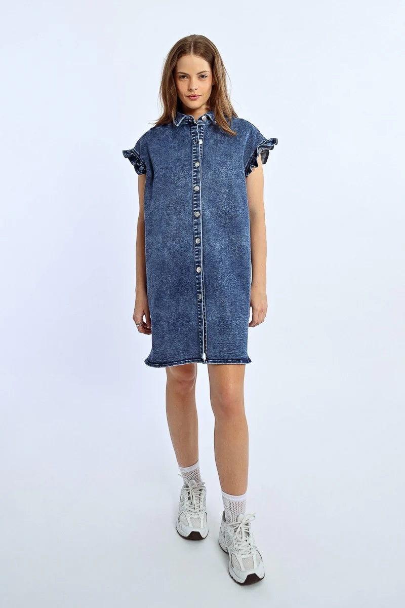 Lili Sidonio Denim Shirt Dress