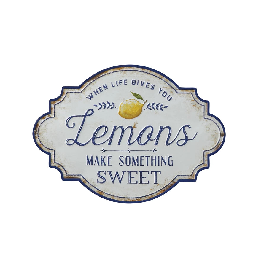 When Life Gives... Embossed Wall Decor