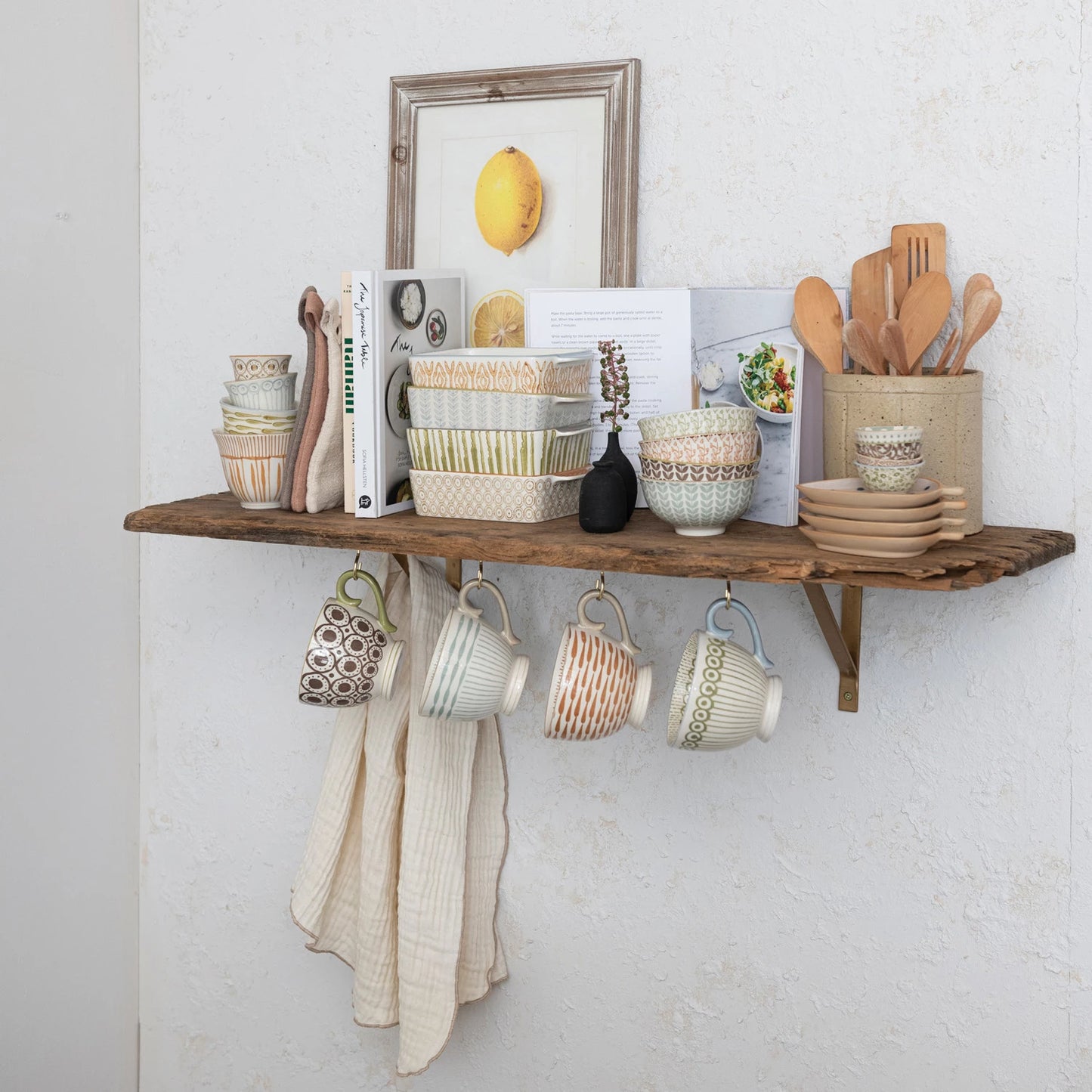 Stoneware Mug With Pattern