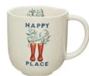 Stoneware Mug With Garden Image