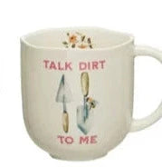 Stoneware Mug With Garden Image