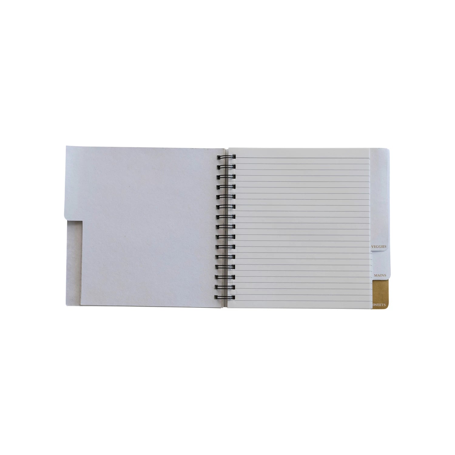 Spiral Bound Paper Recipe Journal