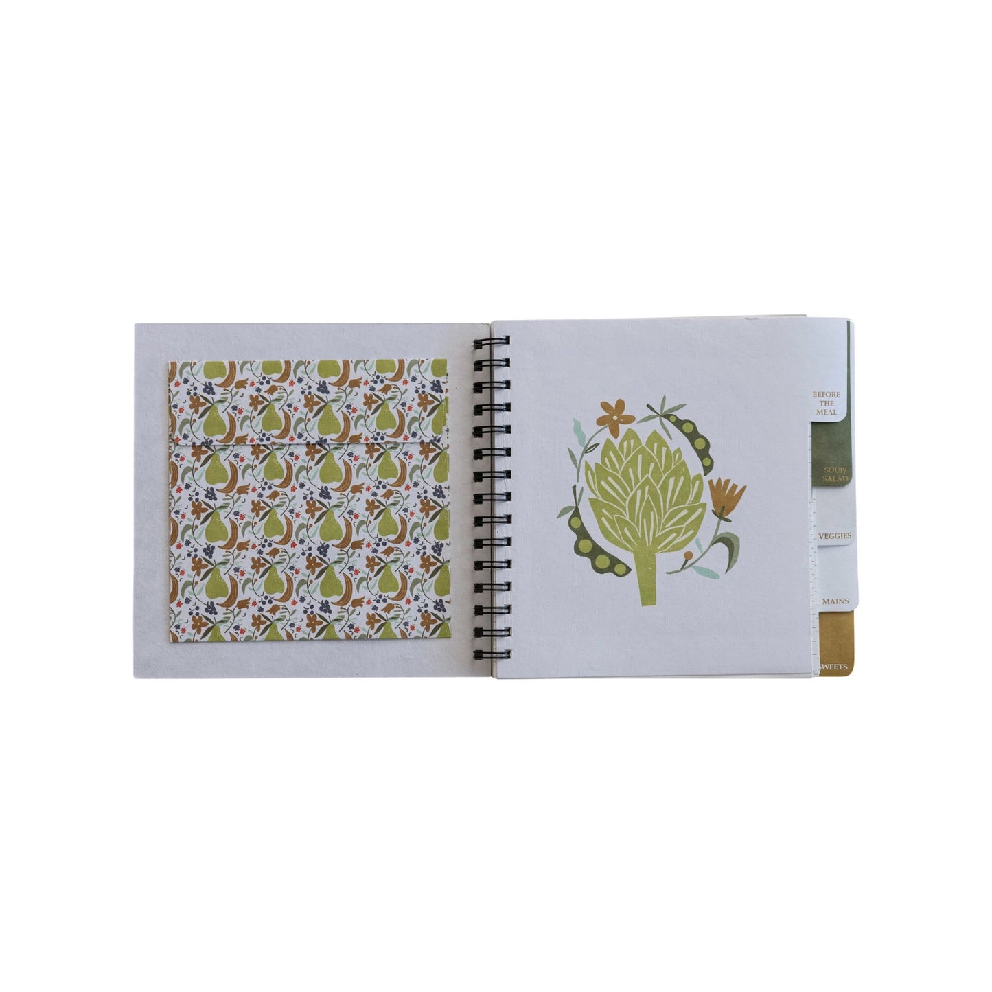 Spiral Bound Paper Recipe Journal