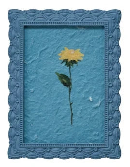 Embossed Pewter Photo Frame