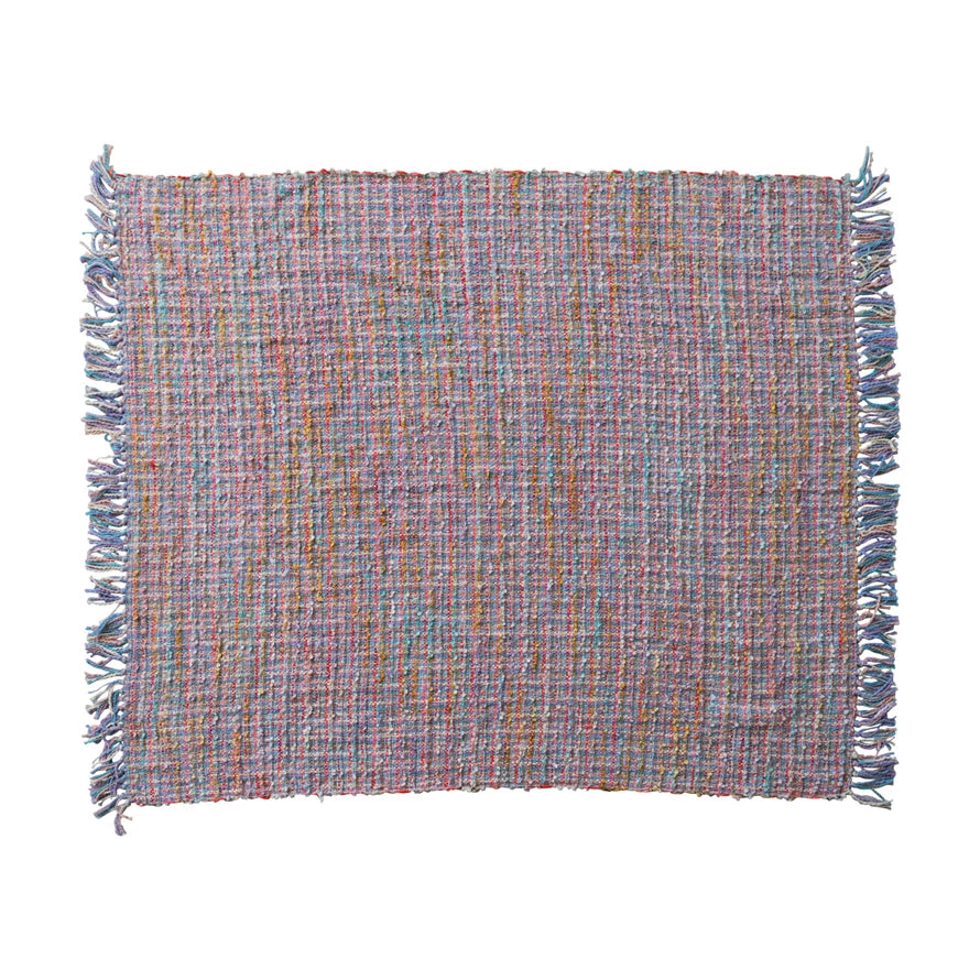 Slub Throw With Fringe