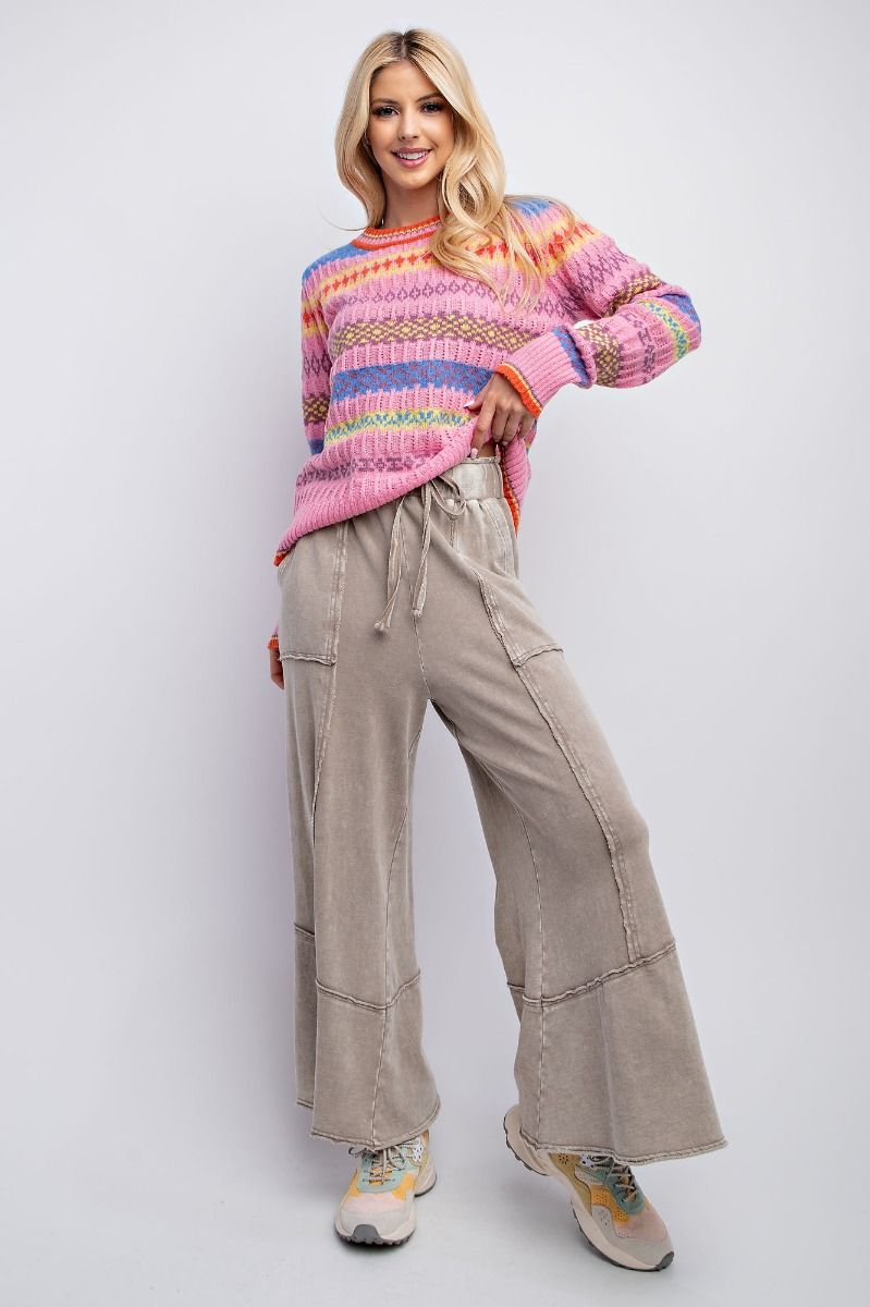 Easel Feeling Good Comfy Pull On Pants
