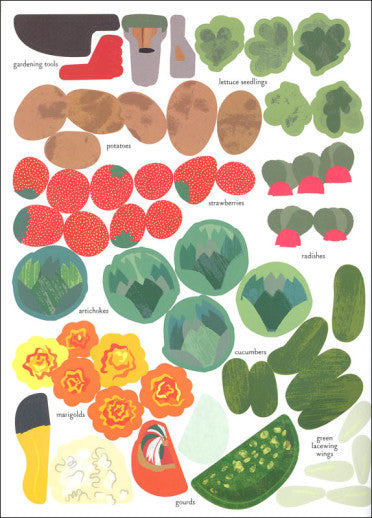 My Nature Sticker Activity Book: In the Vegetable Garden