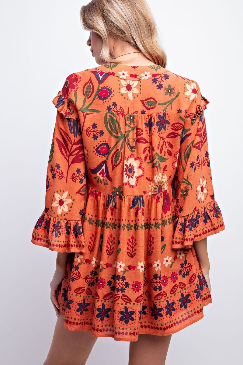 Easel What I Like Printed Tunic Top