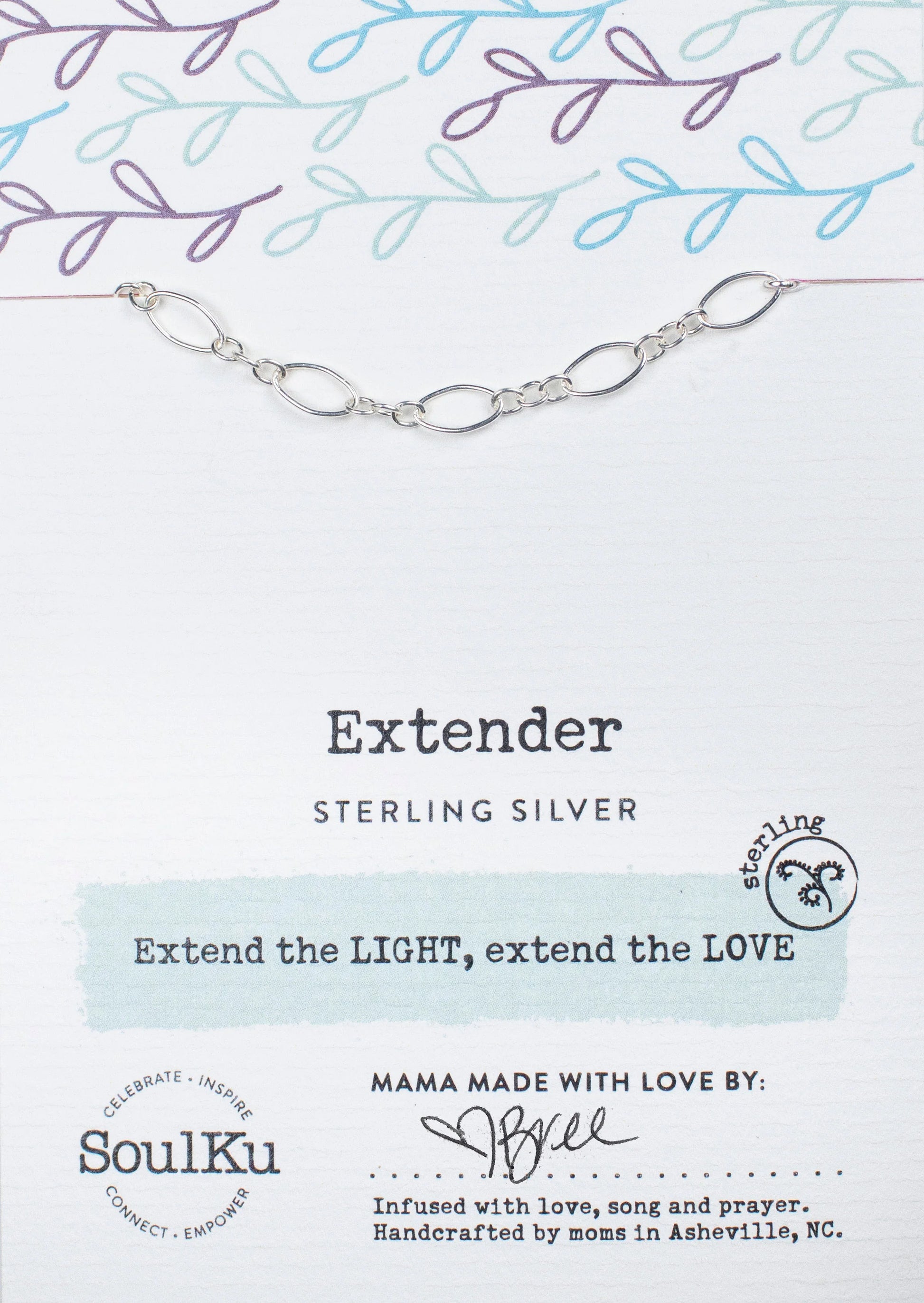 Sterling Silver 3 Inch Extender