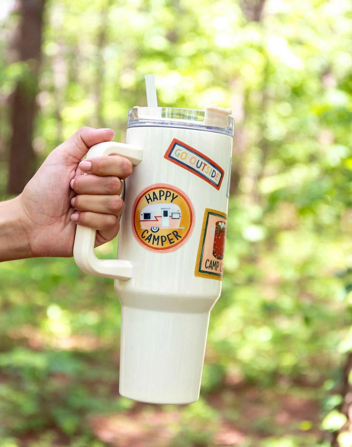Happy Camper Decal Sticker