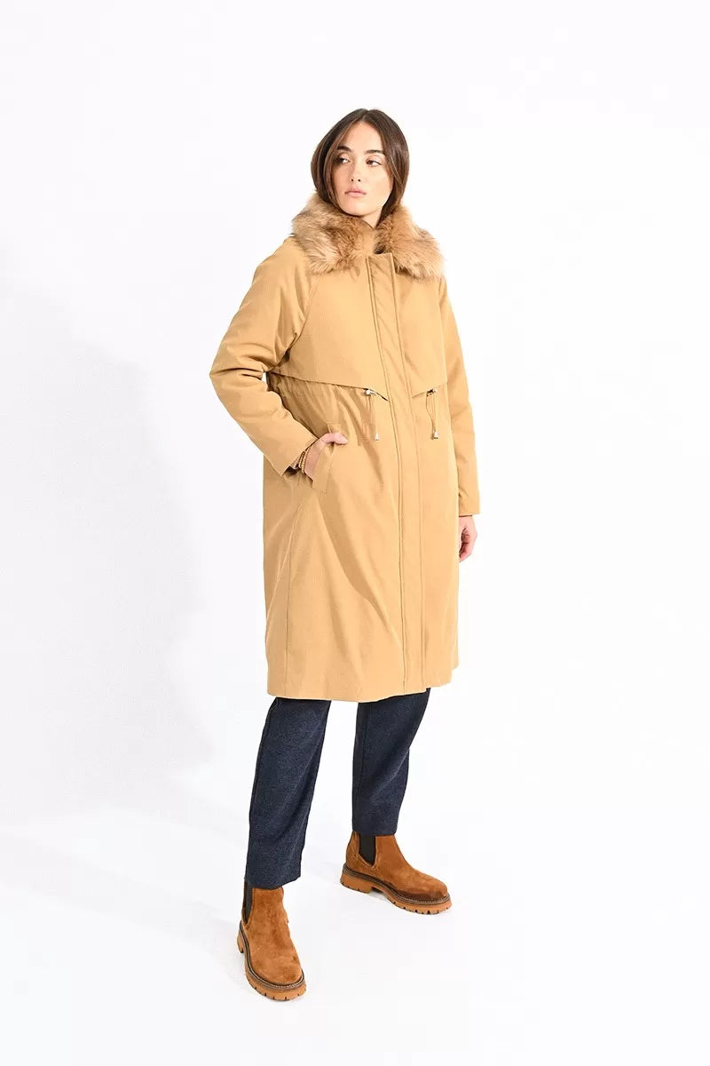 Molly Bracken Faux Fur Trim Parka