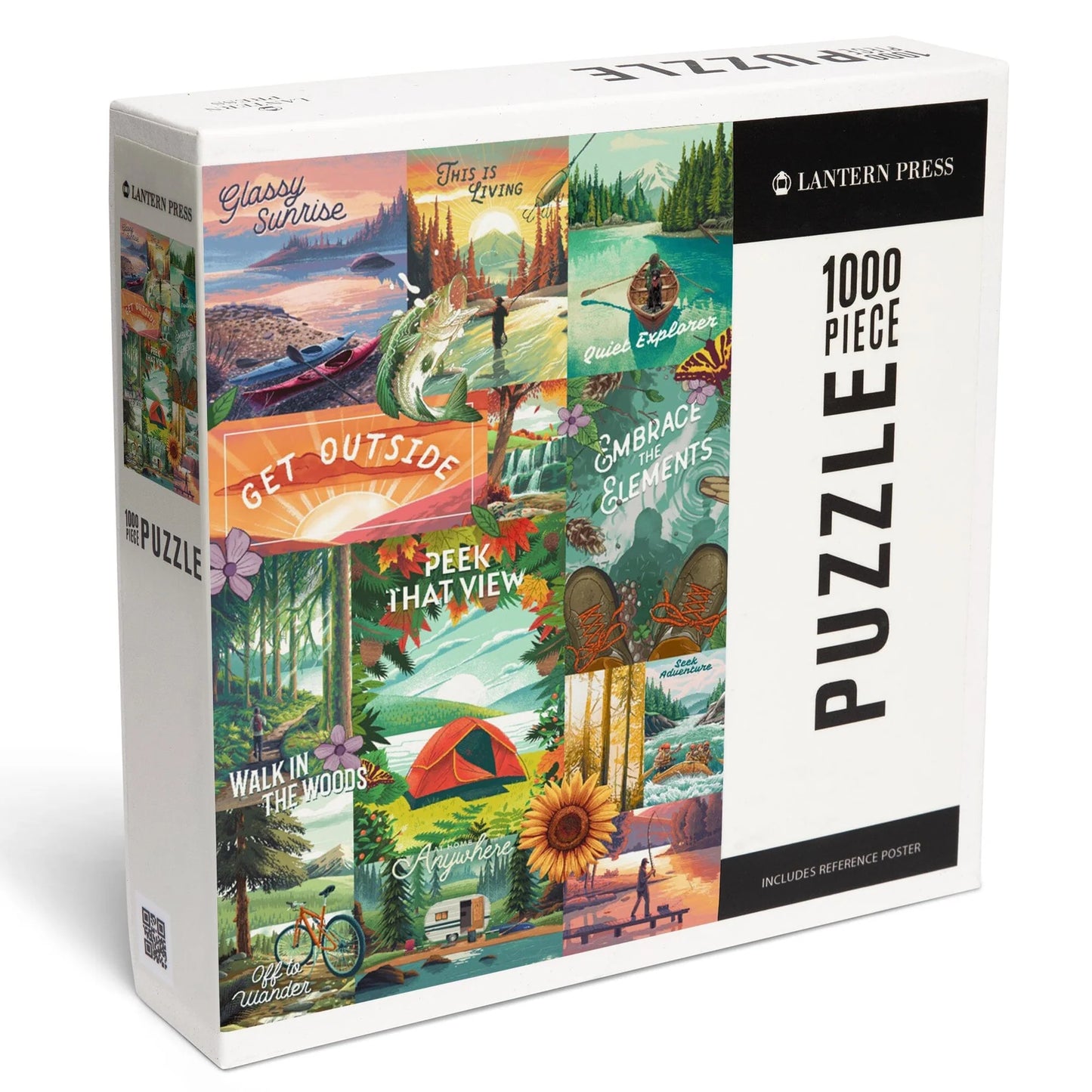 Get Outside Series Collage, Jigsaw Puzzle