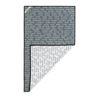 Clean Dirty Absorbent 2-Sided Towel