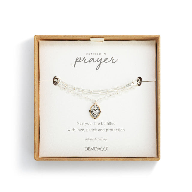 Sacred Heart Bracelet - Gold or Silver