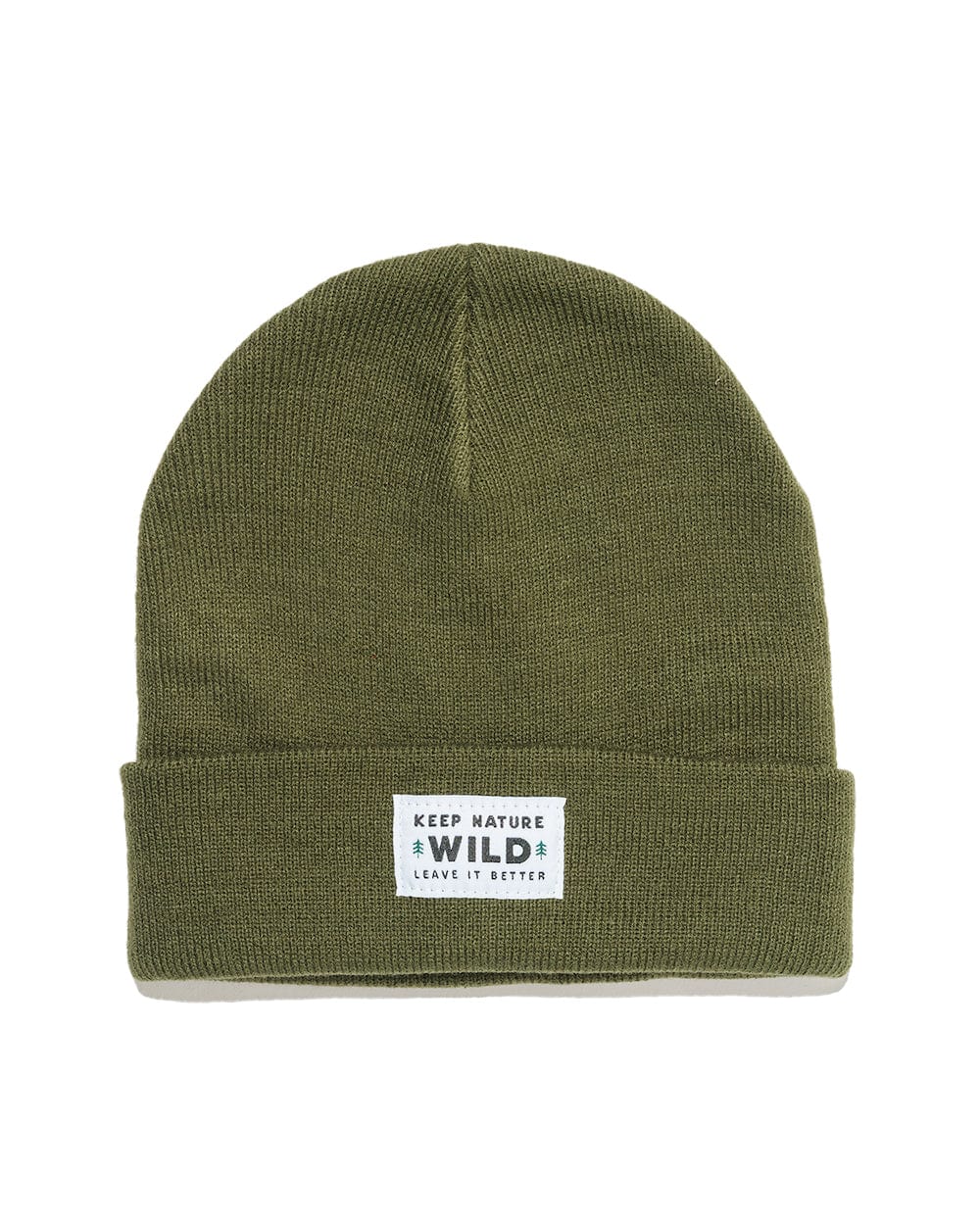 Twin Pines Cuffed Beanie Olive