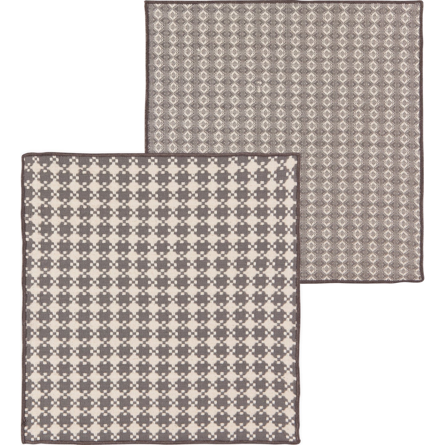 Assorted Woven Dishcloths Set of 2 Shadow