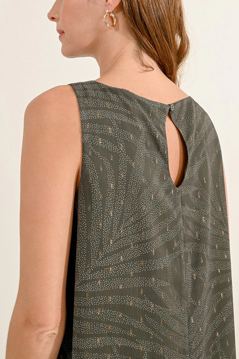 Molly Bracken Mini Flare Printed Dress