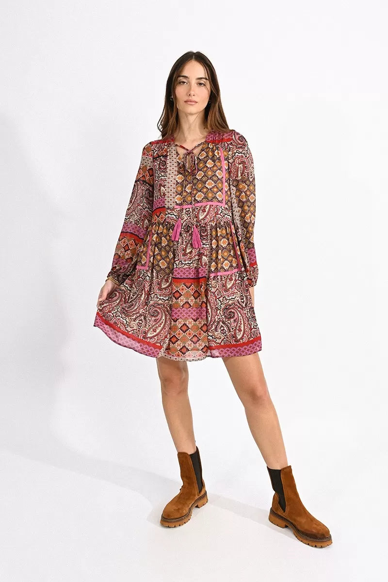 Molly Bracken Mini Printed Dress