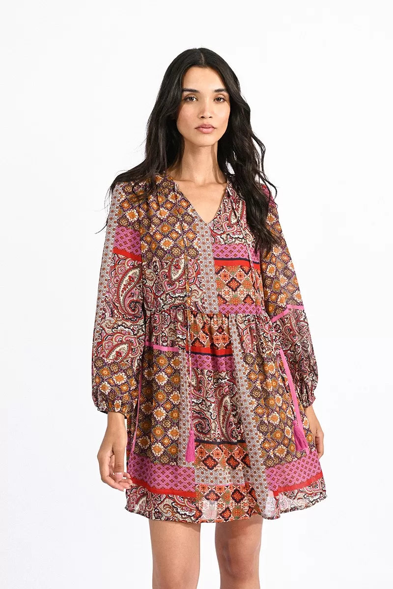 Molly Bracken Mini Printed Dress