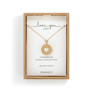 Love you Locket Necklace