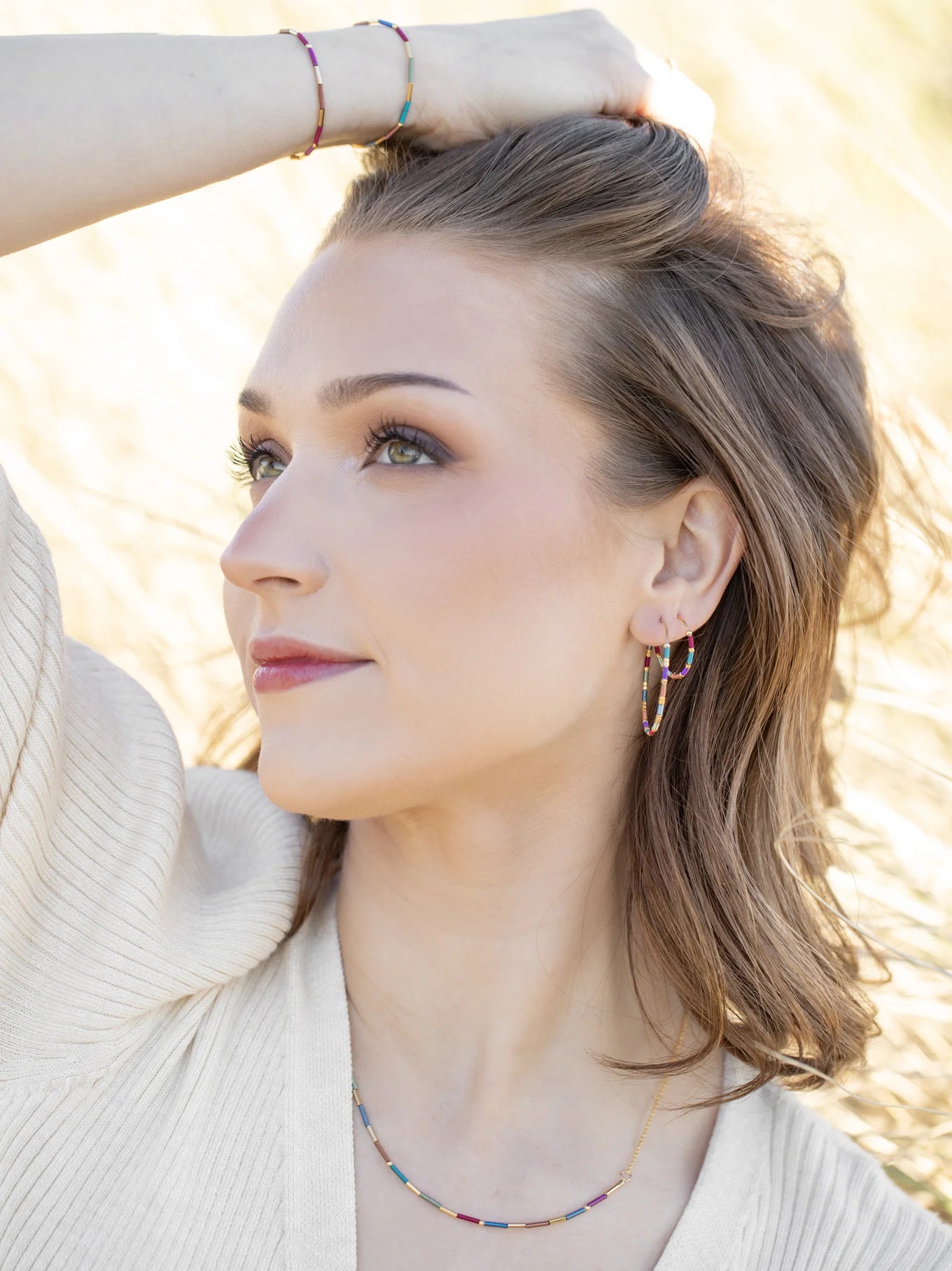 Holly Yashi Sierra Large Hoop Earrings