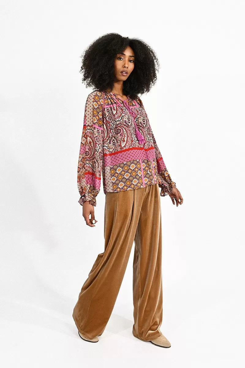 Molly Bracken Printed Blouse