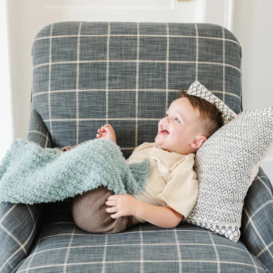 Saranoni Surf Ribbed Receiving Blanket