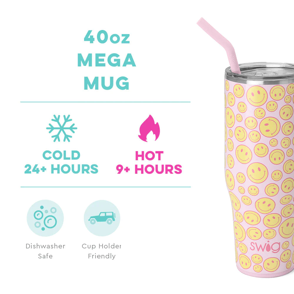 Swig Oh Happy Day Mega Mug (40oz)