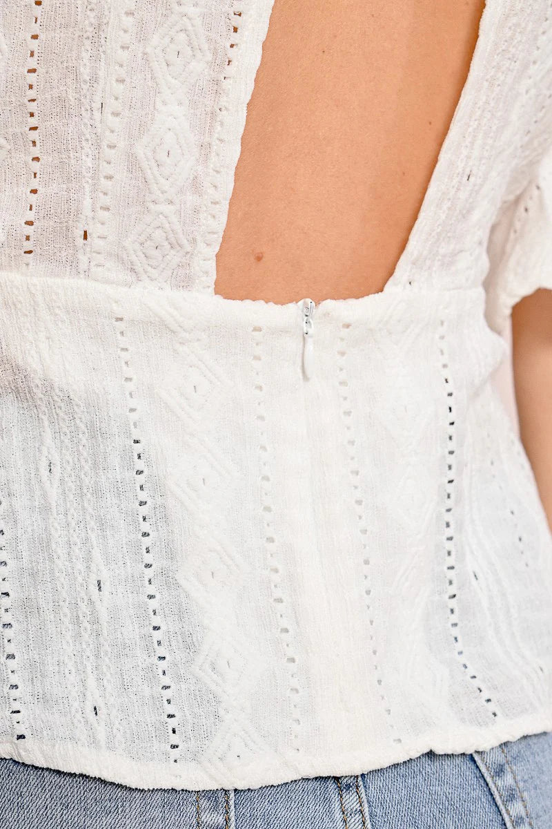 Molly Bracken English Embroidery Top