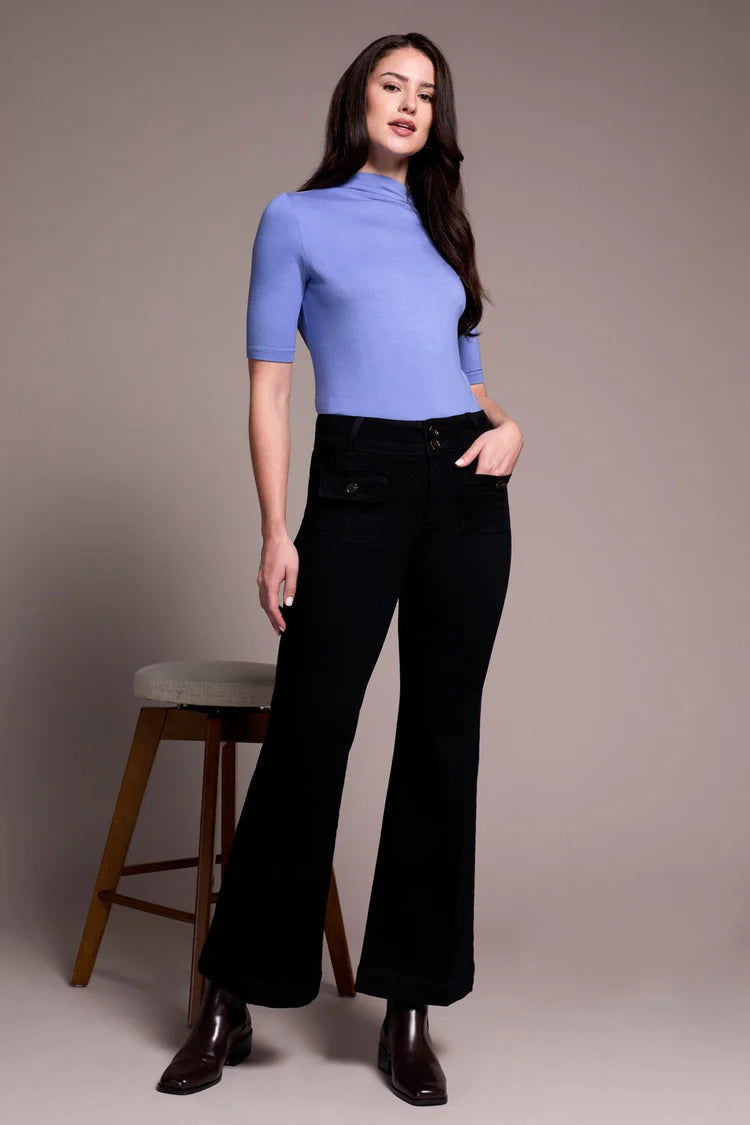 Tribal Brooke Comfort Stretch High Rise Palazzo Trousers