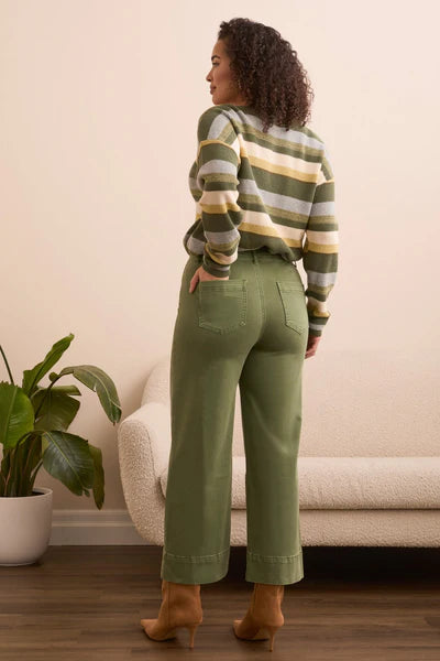 Tribal Comfort Stretch High Rise Palazzo Pants